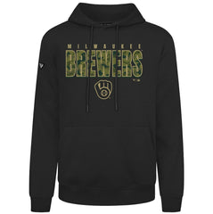 Milwaukee Brewers Levelwear Podium Protect Pullover Hoodie - MLB Hoodies