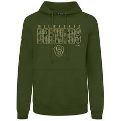 Milwaukee Brewers Levelwear Podium Protect Pullover Hoodie - MLB Hoodies