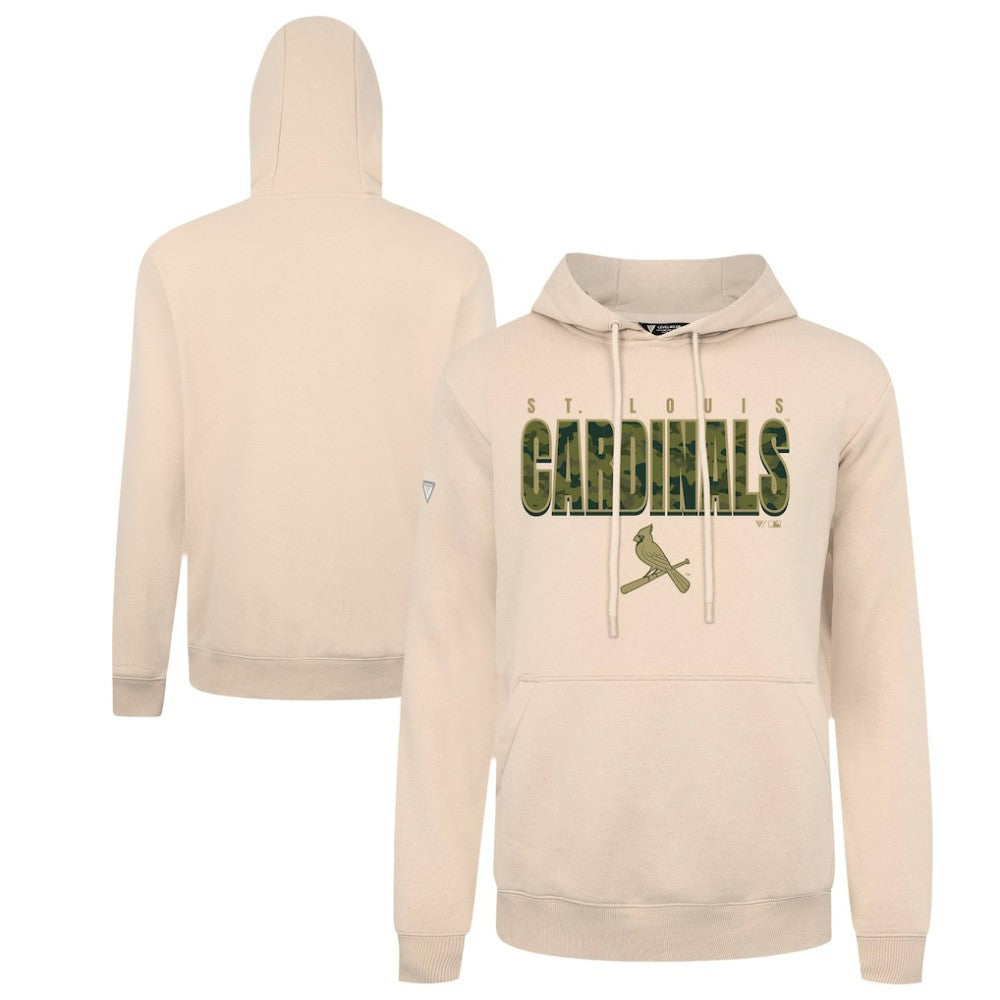 St. Louis Cardinals Levelwear Podium Protect Pullover Hoodie - MLB Hoodies