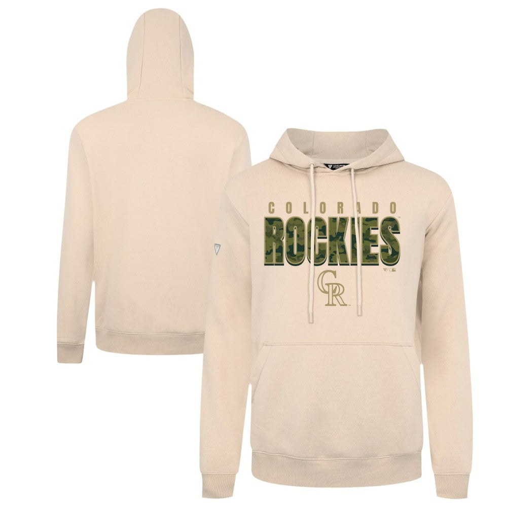 Colorado Rockies Levelwear Podium Protect Pullover Hoodie - MLB Hoodies