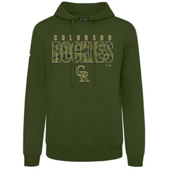 Colorado Rockies Levelwear Podium Protect Pullover Hoodie - MLB Hoodies