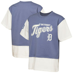 Detroit Tigers Outerstuff Youth Ultimate Pastels Premium Double Run T-Shirt - MLB T-shirts