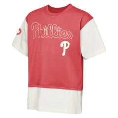 Philadelphia Phillies Outerstuff Youth Ultimate Pastels Premium Double Run T-Shirt - MLB T-shirts