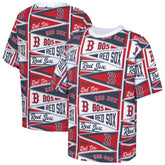 Boston Red Sox Outerstuff Youth All-Over Pennant T-Shirt - MLB T-shirts