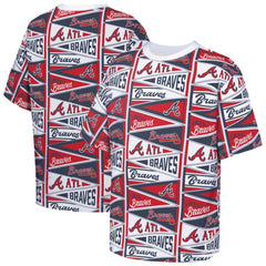 Atlanta Braves Outerstuff Youth All-Over Pennant T-Shirt - MLB T-shirts