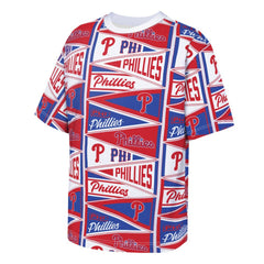Philadelphia Phillies Outerstuff Youth All-Over Pennant T-Shirt - MLB T-shirts