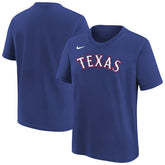 Texas Rangers Nike Youth Wordmark T-Shirt - MLB T-shirts