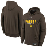San Diego Padres Nike Youth Authentic Collection Therma-FIT Hoodie - MLB Hoodies