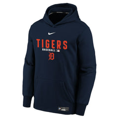Detroit Tigers Nike Youth Authentic Collection Therma-FIT Hoodie - MLB Hoodies