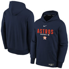 Houston Astros Nike Youth Authentic Collection Therma-FIT Hoodie - MLB Hoodies