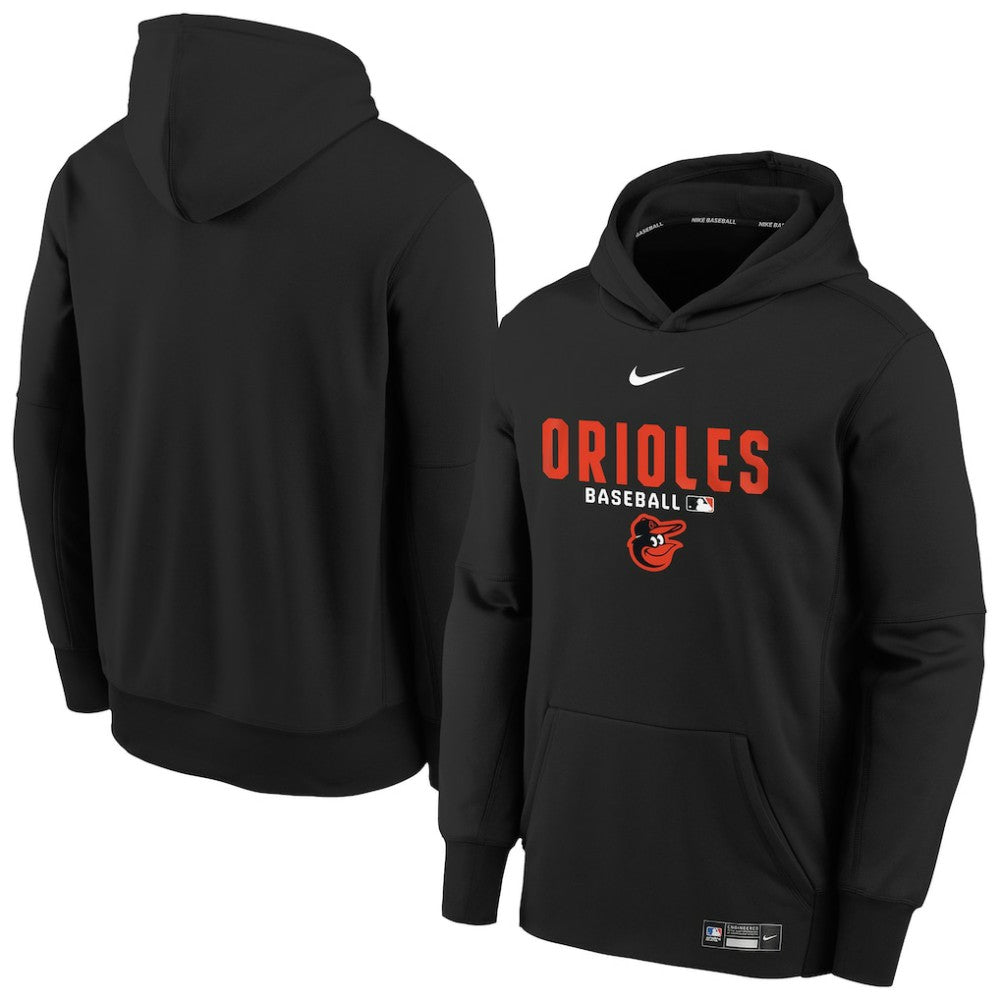 Baltimore Orioles Nike Youth Authentic Collection Therma-FIT Hoodie - MLB Hoodies