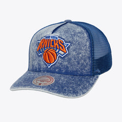 Blue New York Knicks Gameday Snow Wash Adjustable Trucker Hat | NBA