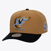 Gold Washington Wizards Hardwood Classics Legendary Away Pro-Pinch Adjustable Hat | NBA