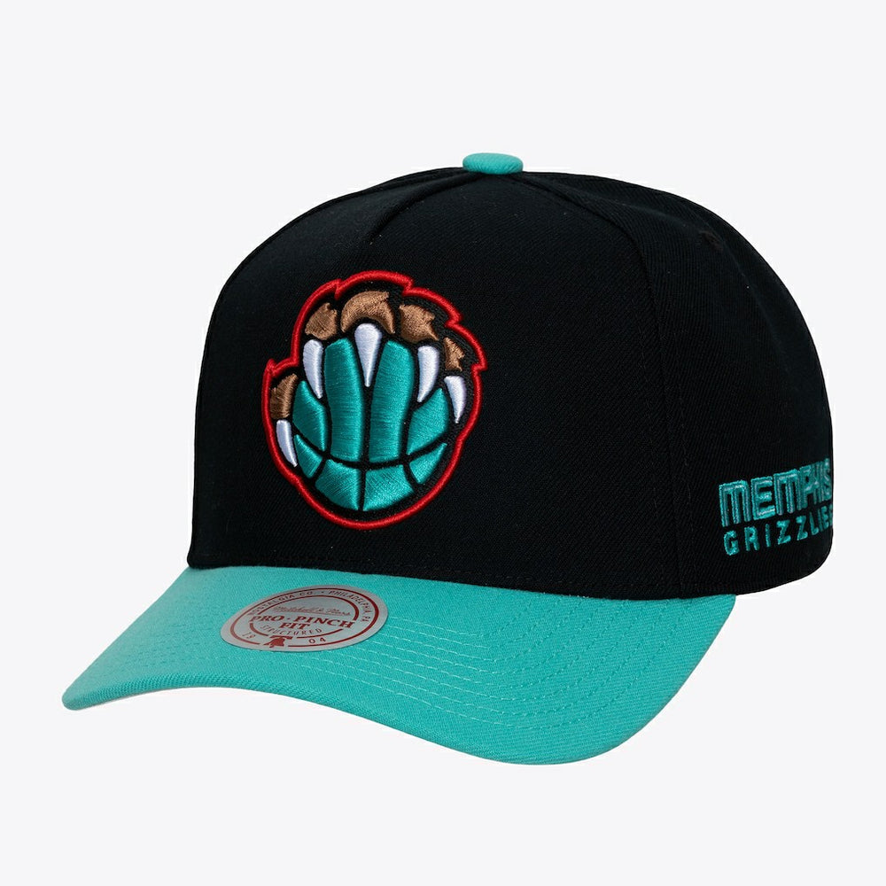 Black Memphis Grizzlies Hardwood Classics Legendary Away Pro-Pinch Adjustable Hat | NBA