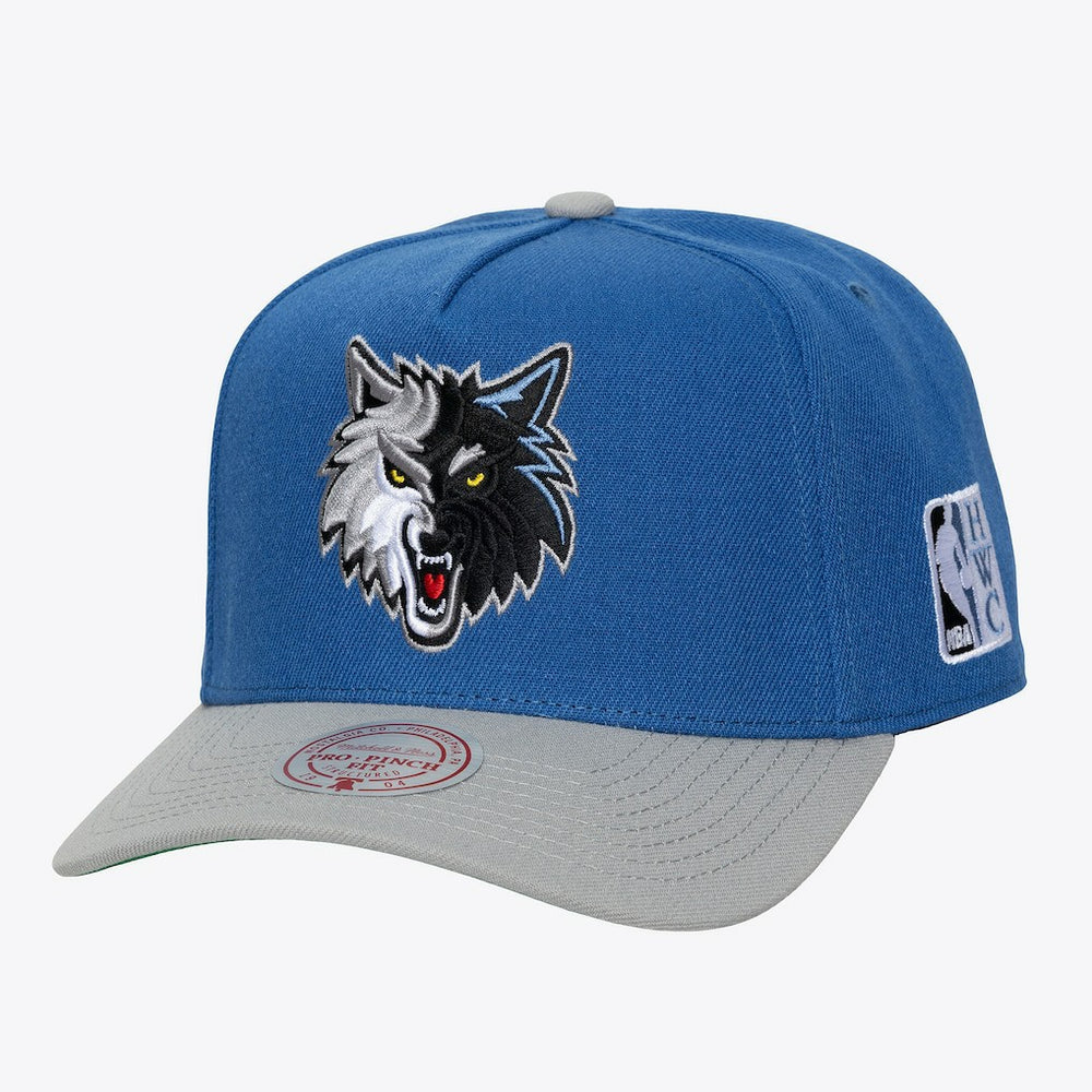 Blue Minnesota Timberwolves Hardwood Classics Legendary Away Pro-Pinch Adjustable Hat | NBA