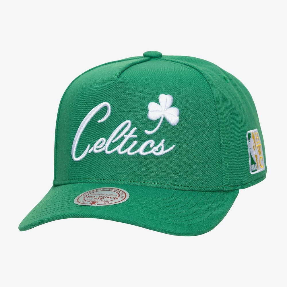 Kelly Green Boston Celtics Legendary Home Pro Pinch Snapback Hat | NBA