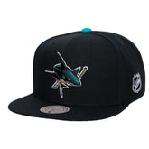 San Jose Sharks Mitchell & Ness Legendary Away Snapback Hat - NHL Hats
