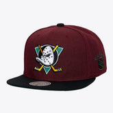 Anaheim Ducks Mitchell & Ness Legendary Home Snapback Hat - NHL Hats