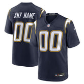 Los Angeles Chargers Alternate Super Chargers Game Custom Jersey | NFL Hot