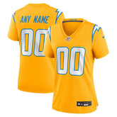 Los Angeles Chargers Women's Alternate Charger Power Game Custom Jersey | NFL Discount