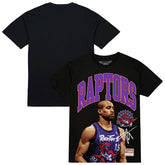 Black Vince Carter Toronto Raptors Hardwood Classics Player Arch T-Shirt | NBA
