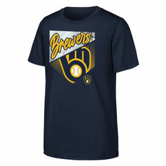 Milwaukee Brewers Outerstuff Youth Prime Plate T-Shirt - MLB T-shirts