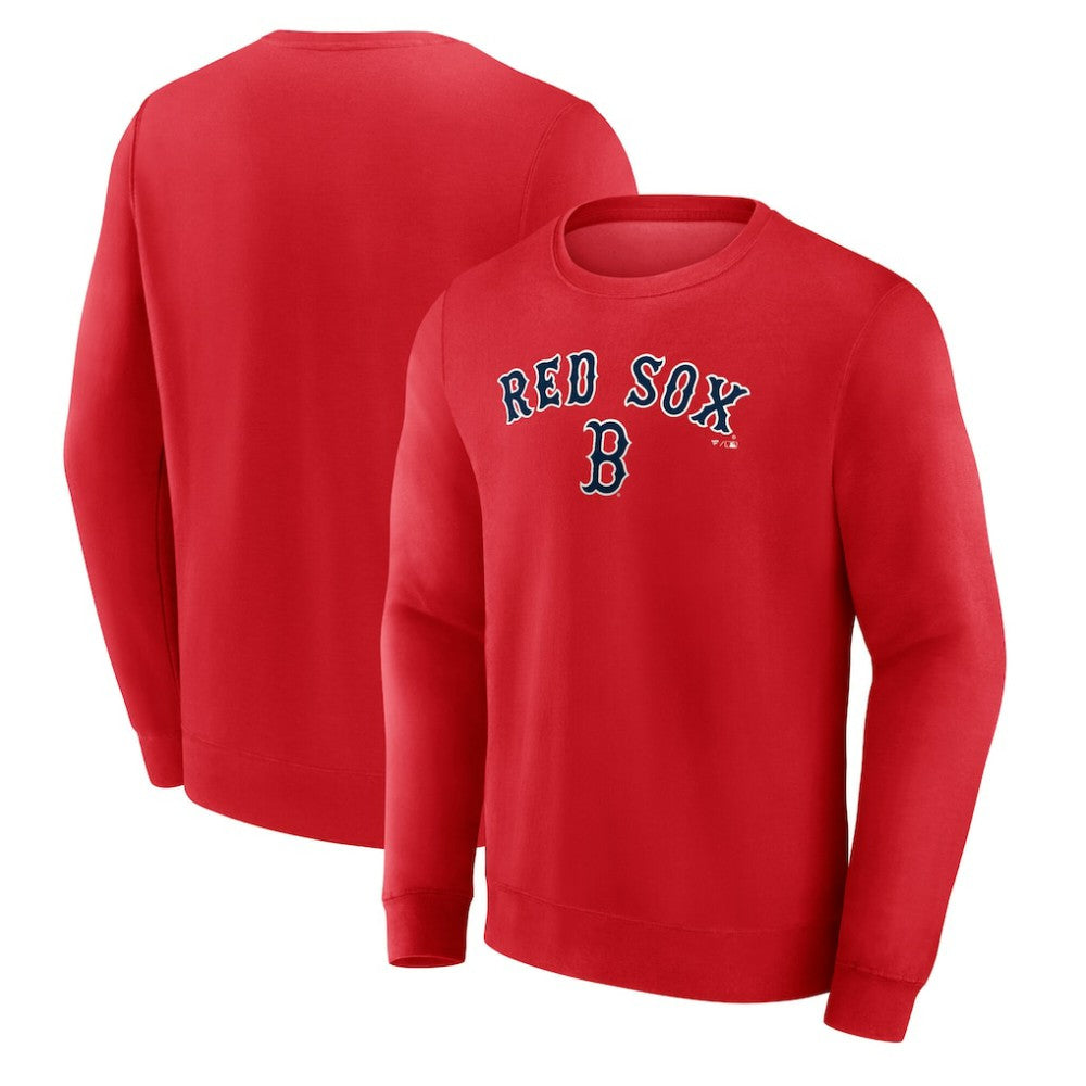Boston Red Sox Team Lockup Sweatshirt - MLB Sweatshirts