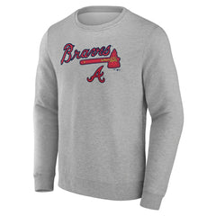 Atlanta Braves Team Lockup Sweatshirt - MLB Sweatshirts