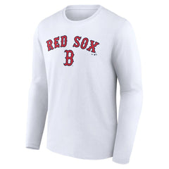 Boston Red Sox Team Lockup Long Sleeve T-Shirt - MLB T-shirts