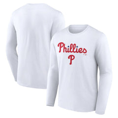 Philadelphia Phillies Team Lockup Long Sleeve T-Shirt - MLB T-shirts