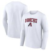 Arizona Diamondbacks Team Lockup Long Sleeve T-Shirt - MLB T-shirts