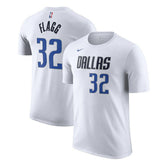 White Cooper Flagg Dallas Mavericks 2025 NBA Draft First Round Pick Association Edition Name & Number T-Shirt sale | NBA