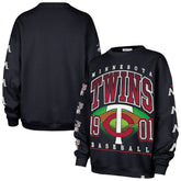 Minnesota Twins '47 Women's Trendy Team Go Big Oversized Sweatshirt - MLB Sweatshirts