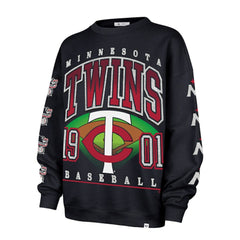 Minnesota Twins '47 Women's Trendy Team Go Big Oversized Sweatshirt - MLB Sweatshirts