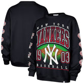 New York Yankees '47 Women's Trendy Team Go Big Oversized Sweatshirt - MLB Sweatshirts