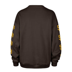 San Diego Padres '47 Women's Trendy Team Go Big Oversized Sweatshirt - MLB Sweatshirts