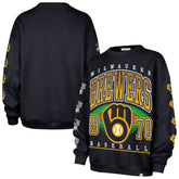 Milwaukee Brewers '47 Women's Trendy Team Go Big Oversized Sweatshirt - MLB Sweatshirts