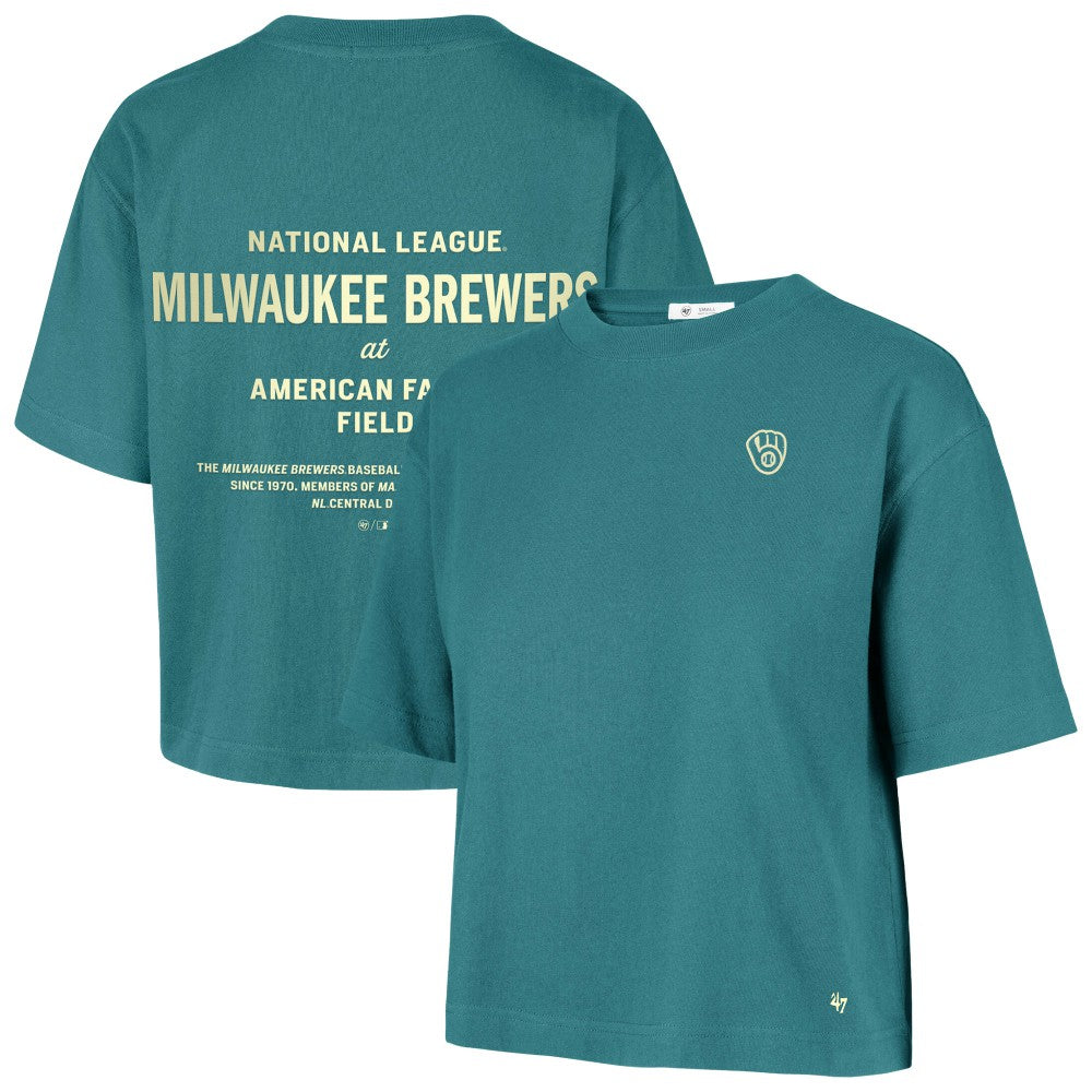 Milwaukee Brewers '47 Women's Contemporary Basics Leon City T-Shirt - MLB T-shirts