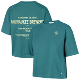 Milwaukee Brewers '47 Women's Contemporary Basics Leon City T-Shirt - MLB T-shirts