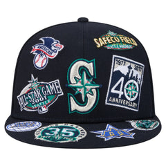 Seattle Mariners New Era All Over 59FIFTY Fitted Hat - MLB Hats