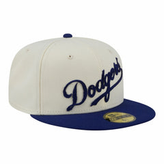 Los Angeles Dodgers New Era Two-Tone Stitch 59FIFTY Fitted Hat - MLB Hats