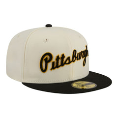 Pittsburgh Pirates New Era Two-Tone Stitch 59FIFTY Fitted Hat - MLB Hats