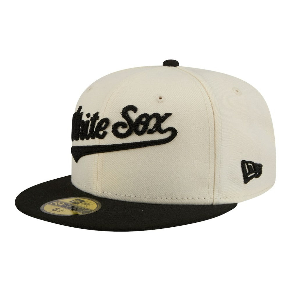Chicago White Sox New Era Two-Tone Stitch 59FIFTY Fitted Hat - MLB Hats