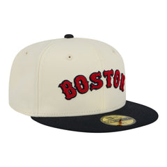 Boston Red Sox New Era Two-Tone Stitch 59FIFTY Fitted Hat - MLB Hats