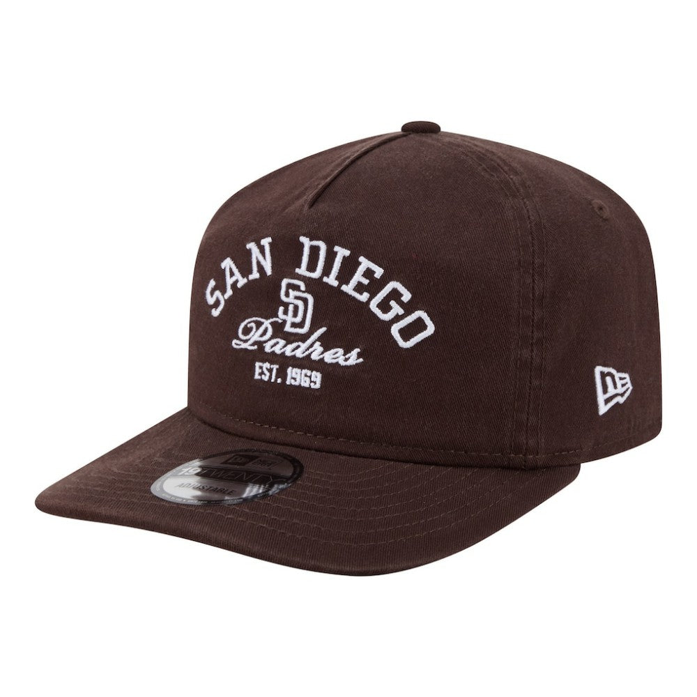San Diego Padres New Era Stacked 19TWENTY Adjustable Hat - MLB Hats