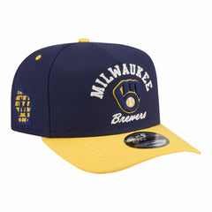 Milwaukee Brewers New Era Arched A-Frame 9FIFTY Adjustable Hat - MLB Hats