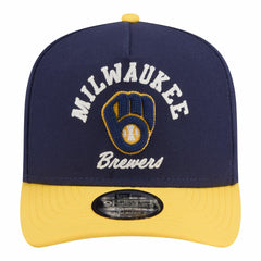 Milwaukee Brewers New Era Arched A-Frame 9FIFTY Adjustable Hat - MLB Hats