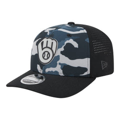 Milwaukee Brewers New Era Tonal Camo 9SEVENTY Stretch-Snap Hat - MLB Hats