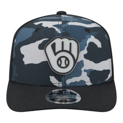 Milwaukee Brewers New Era Tonal Camo 9SEVENTY Stretch-Snap Hat - MLB Hats