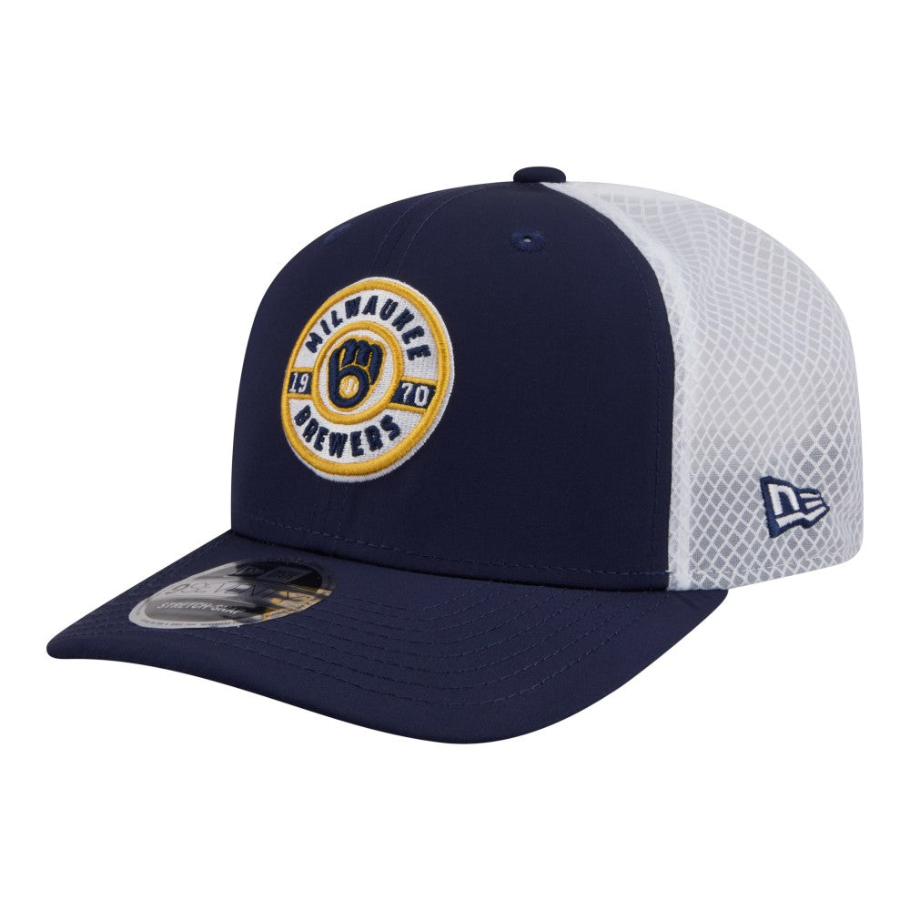 Milwaukee Brewers New Era Active 9SEVENTY Adjustable Trucker Hat - MLB Hats